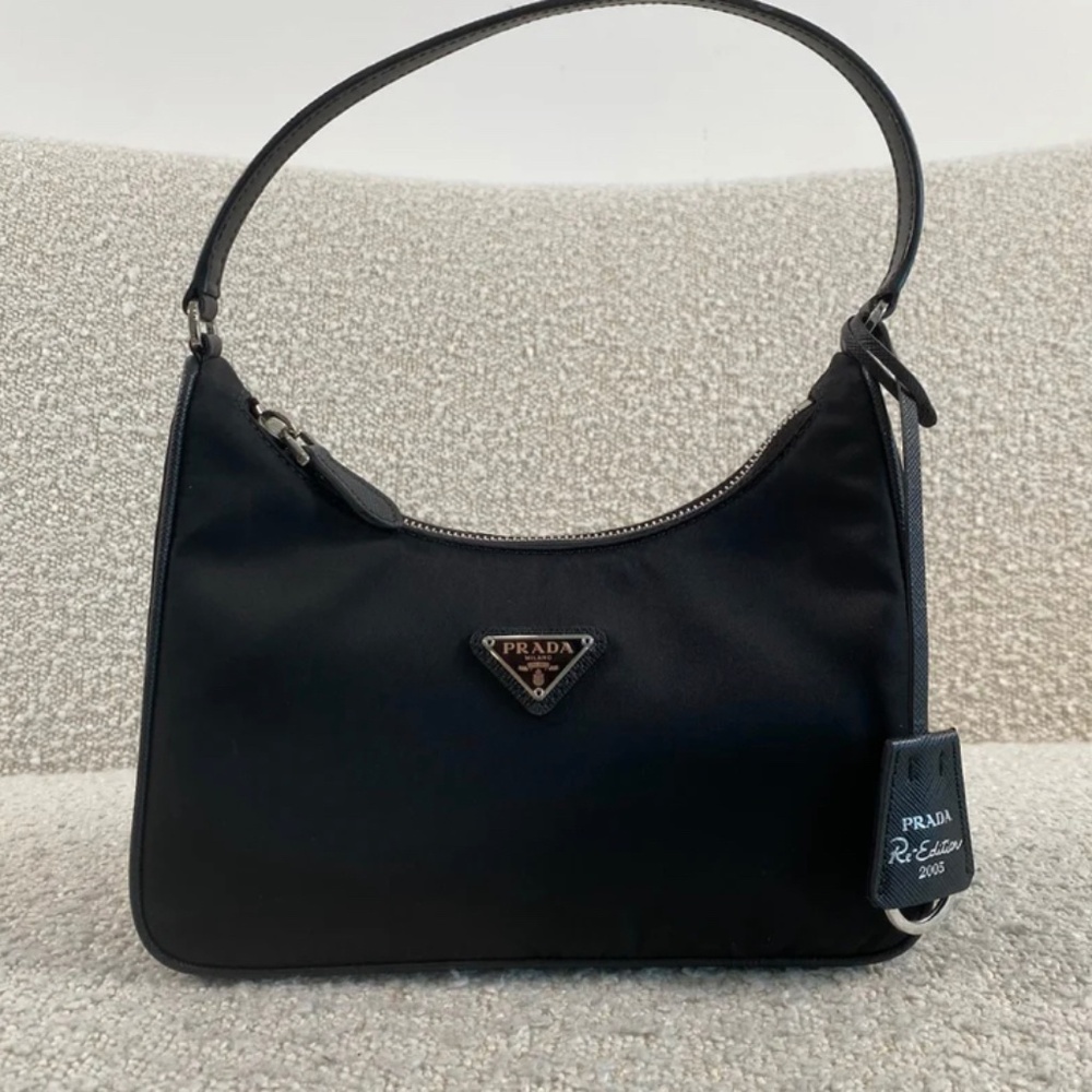 Authentic Pre-Owned Prada Re-Edition 2005 Nylon and Saffiano Mini Bag Black
